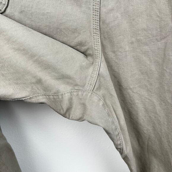 Wrangler Riggs Workwear Pants Ripstop Tan 40x34 Utility Cargo Carpenter Heavy - Picture 5 of 13